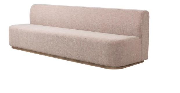 Afgeronde wandbank basismodel